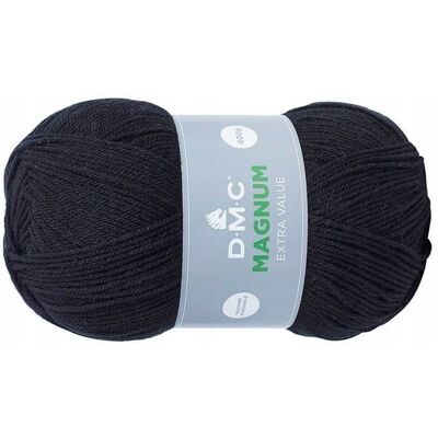 włóczka MAGNUM DMC kol. 965 / czarny 400gr włóczka MAGNUM DMC kol. 965 / czarny 400gr