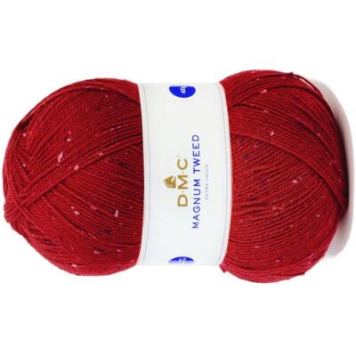 włóczka MAGNUM TWEED DMC kol. 052 / wiśniowy 400gr włóczka MAGNUM TWEED DMC kol. 052 / wiśniowy 400gr
