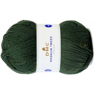 włóczka MAGNUM TWEED DMC kol. 086 / zielony butelkowy włóczka MAGNUM TWEED DMC kol. 086 / zielony butelkowy