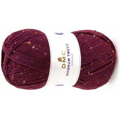 DMC 663 Czerwony Bordeaux Tweed Tkanina - Tkanina DMC 663 Czerwony Bordeaux Tweed Tkanina - Tkanina