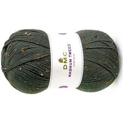 włóczka MAGNUM TWEED DMC kol. 711 / zielony 400gr włóczka MAGNUM TWEED DMC kol. 711 / zielony 400gr