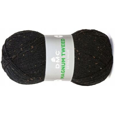 włóczka MAGNUM TWEED DMC kol. 748 / czarny 400gr włóczka MAGNUM TWEED DMC kol. 748 / czarny 400gr