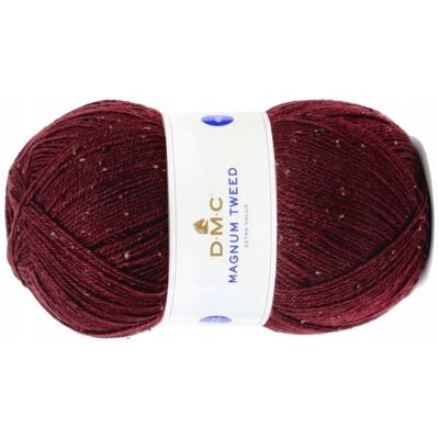 DMC włóczka MAGNUM TWEED kol. 053 / jesienne bordo DMC włóczka MAGNUM TWEED kol. 053 / jesienne bordo