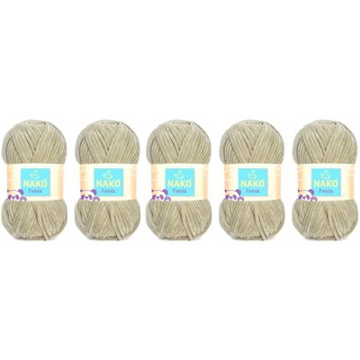Włóczka Nako Panda 13955 Beżowy - Pakiet 5 X (100gr/120mt) Włóczka Nako Panda 13955 Beżowy - Pakiet 5 X (100gr/120mt)