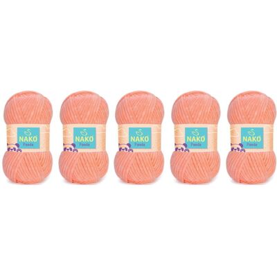 Włóczka Nako Panda 3120 Łososiowy - Pakiet 5 X (100gr/120mt) Włóczka Nako Panda 3120 Łososiowy - Pakiet 5 X (100gr/120mt)