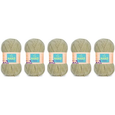 Włóczka Nako Panda 4154 Oliwkowy Beż - Pakiet 5 X (100gr/120mt) Włóczka Nako Panda 4154 Oliwkowy Beż - Pakiet 5 X (100gr/120mt)