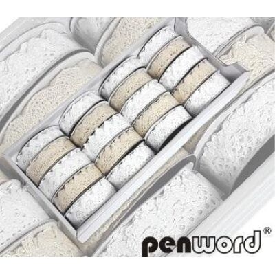 PENWORD Wstążka ozdobna koronkowa 2,5cmx3m (20szt) PENWORD Wstążka ozdobna koronkowa 2,5cmx3m (20szt)