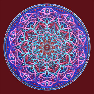 EZOTERRA Wyklejany obraz Mandala mozaika MERCI PATRIZ EZOTERRA Wyklejany obraz Mandala mozaika MERCI PATRIZ