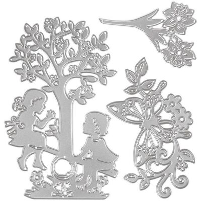 Inny producent Wykrojnik do papieru, dzieci na huśtawce 3szt Inny producent Wykrojnik do papieru, dzieci na huśtawce 3szt