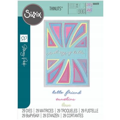 WYKROJNIK do papieru Sizzix Thinlits - Swank Spirals baza kartki WYKROJNIK do papieru Sizzix Thinlits - Swank Spirals baza kartki