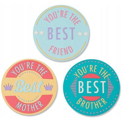 WYKROJNIK do papieru Sizzix Thinlits - You're The Best WYKROJNIK do papieru Sizzix Thinlits - You're The Best