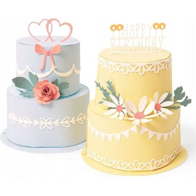 Wykrojnik Sizzix Thinlits - Cake Pop-Up tort Wykrojnik Sizzix Thinlits - Cake Pop-Up tort