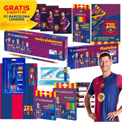 Wyprawka szkolna Astra FC Barcelona, 19 elementów Wyprawka szkolna Astra FC Barcelona, 19 elementów