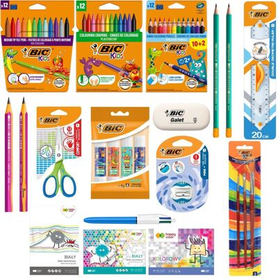 Wyprawka Szkolna Do Szkoły Bic Duża Xl Klasa 1-3 53 Elementy Wyprawka Szkolna Do Szkoły Bic Duża Xl Klasa 1-3 53 Elementy