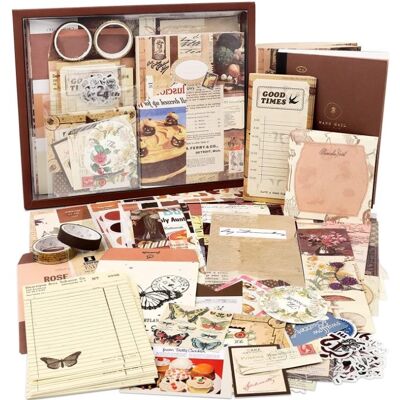 Zaxer, Zestaw do scrapbookingu, 330 elementów Zaxer, Zestaw do scrapbookingu, 330 elementów