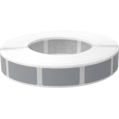 Bytecraft Zdrapki naklejki PROSTOKĄTNE 10x20mm SZARE x1000 Bytecraft Zdrapki naklejki PROSTOKĄTNE 10x20mm SZARE x1000