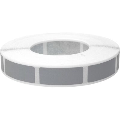Bytecraft Zdrapki naklejki PROSTOKĄTNE 10x25mm SZARE x1000 Bytecraft Zdrapki naklejki PROSTOKĄTNE 10x25mm SZARE x1000