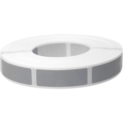 Bytecraft Zdrapki naklejki PROSTOKĄTNE 10x30mm SZARE x1000 Bytecraft Zdrapki naklejki PROSTOKĄTNE 10x30mm SZARE x1000