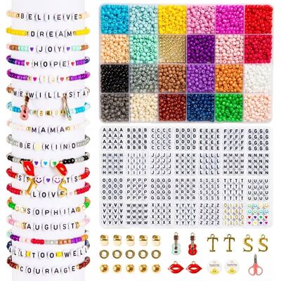 Inny producent ZENMAG Zestaw 24 Farbowych Pereł do Tworzenia Bransoletek 4mm 1040 Pereł Inny producent ZENMAG Zestaw 24 Farbowych Pereł do Tworzenia Bransoletek 4mm 1040 Pereł