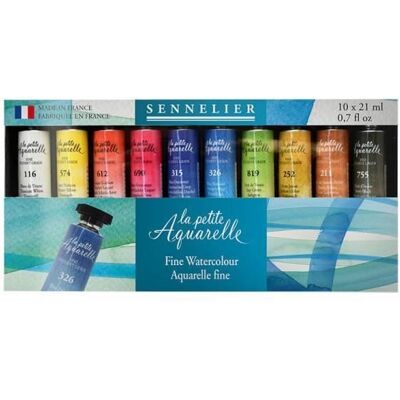 Zestaw 10 Tubek Akwareli Sennelier 10 X 21ml Zestaw 10 Tubek Akwareli Sennelier 10 X 21ml