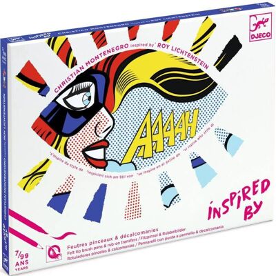 Zestaw Artystyczny Djeco - Styl Roy Lichtenstein Zestaw Artystyczny Djeco - Styl Roy Lichtenstein