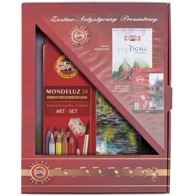 Koh-I-Noor Zestaw artystyczny, kredki, blok Koh-I-Noor Zestaw artystyczny, kredki, blok