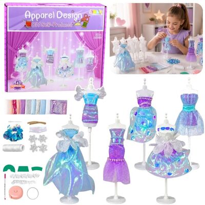 Lean Toys Zestaw Do Szycia Sukienek Dla Lalek Mała Projektantka Mody Diy 143 El. Lean Toys Zestaw Do Szycia Sukienek Dla Lalek Mała Projektantka Mody Diy 143 El.