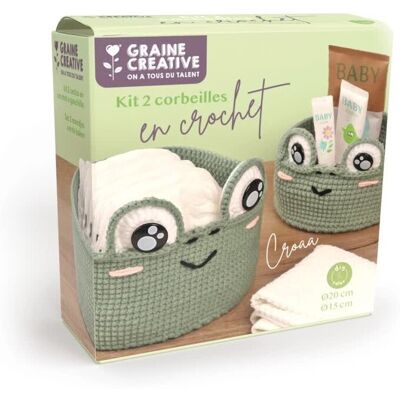 Graine Creative - Zestaw 2 koszyków z żabami - Typ produktu Graine Creative - Zestaw 2 koszyków z żabami - Typ produktu