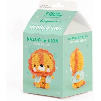 Creative Zestaw do szydełkowania amigurumi dla średnio zaawansowanych - lew 10cm DIY Creative Zestaw do szydełkowania amigurumi dla średnio zaawansowanych - lew 10cm DIY