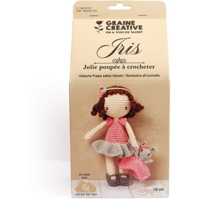 Mondial Tissus - Poupée Iris - Crochet Kit Mondial Tissus - Poupée Iris - Crochet Kit