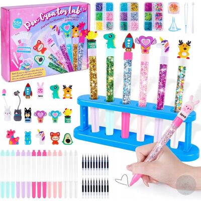 Inny producent ZESTAW DO TWORZENIA DŁUGOPISÓW FABRYKA DIY BROKAT KREATYWNY Inny producent ZESTAW DO TWORZENIA DŁUGOPISÓW FABRYKA DIY BROKAT KREATYWNY
