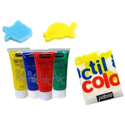 Inny producent Zestaw farb gouache do malowania palcami 4 tubki 20 ml Zwierzęta morskie Inny producent Zestaw farb gouache do malowania palcami 4 tubki 20 ml Zwierzęta morskie