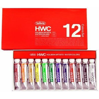 Zestaw farb HWC Watercolors Holbein Artists 12k 15ml W440 Zestaw farb HWC Watercolors Holbein Artists 12k 15ml W440