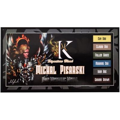 Inny producent Zestaw farb Kimera Kolors Signature Set Pisarski Non Metallic Metal 6x30ml Inny producent Zestaw farb Kimera Kolors Signature Set Pisarski Non Metallic Metal 6x30ml