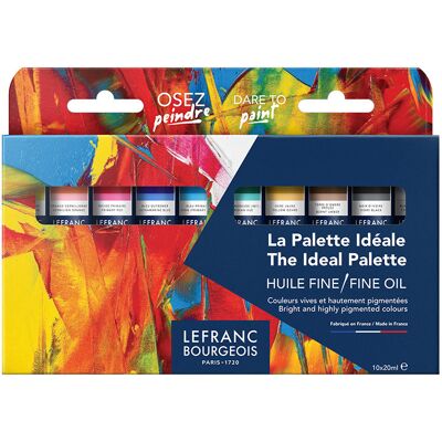 LEFRANC & BOURGEOIS Zestaw farb olejnych The Basics L&B; 10 x 20 ml LEFRANC & BOURGEOIS Zestaw farb olejnych The Basics L&B; 10 x 20 ml