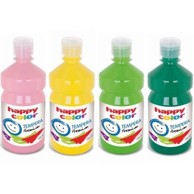 GDD Grupa Dystrybucyjna Daccar Zestaw farb tempera Wiosenny 4x0.5L Happy Color GDD Grupa Dystrybucyjna Daccar Zestaw farb tempera Wiosenny 4x0.5L Happy Color