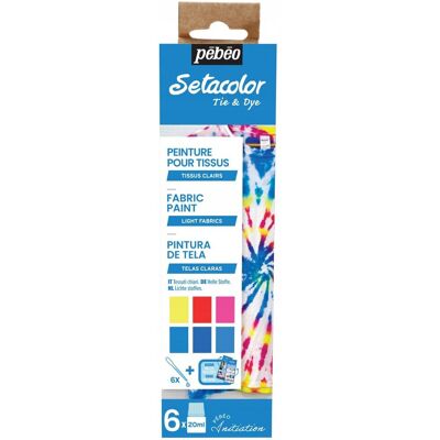 PEBEO Zestaw Farb Tie Dye 6X20 Ml Bottles PEBEO Zestaw Farb Tie Dye 6X20 Ml Bottles