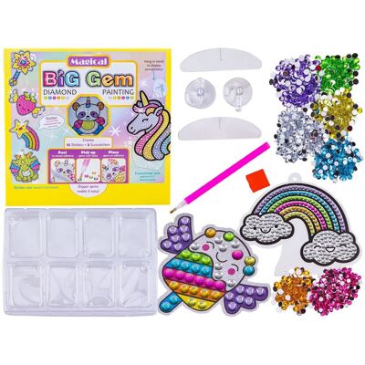 Lean Toys ZESTAW HAFT DIAMENTOWY MOZAIKA Lean Toys ZESTAW HAFT DIAMENTOWY MOZAIKA