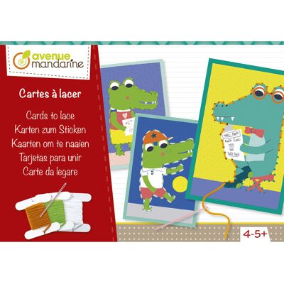 Clairefontaine Zestaw Kartki do obszycia Krokodyle Clairefontaine Zestaw Kartki do obszycia Krokodyle