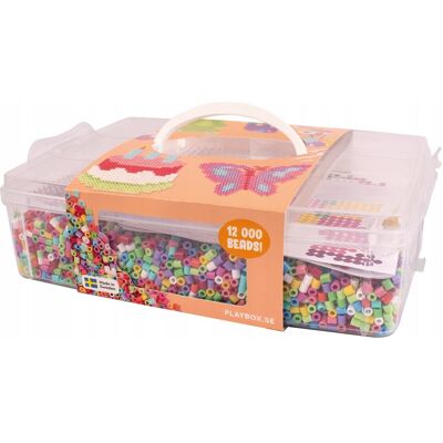 Playbox Zestaw Koraliki do prasowania Craft Box Happy Mix pudełko 5mm 12000 szt Playbox Zestaw Koraliki do prasowania Craft Box Happy Mix pudełko 5mm 12000 szt