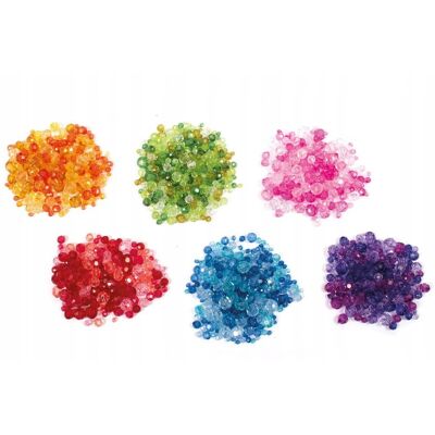 Playbox Zestaw Koraliki Fasetowane Akrylowe 6 Kolorów X 50 G Playbox Zestaw Koraliki Fasetowane Akrylowe 6 Kolorów X 50 G