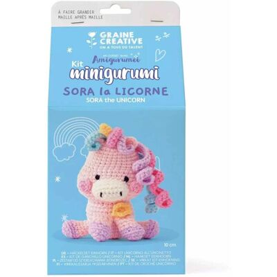 Creative Zestaw kreatywny dla dorosłych do szydełkowania amigurumi jednorożec 10cm Creative Zestaw kreatywny dla dorosłych do szydełkowania amigurumi jednorożec 10cm