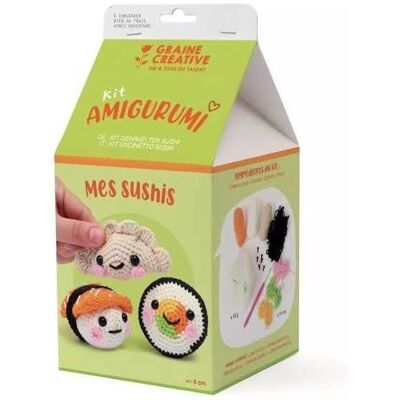Creative Zestaw kreatywny do szydełkowania amigurumi sushi dla średnio zaawansowanych Creative Zestaw kreatywny do szydełkowania amigurumi sushi dla średnio zaawansowanych