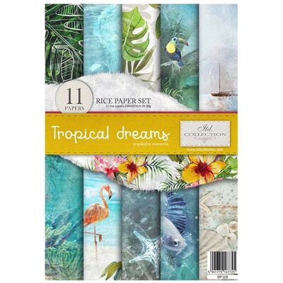 ART Zestaw kreatywny ITD RP006 Tropikalne marzenia - Creative Paper Set ART Zestaw kreatywny ITD RP006 Tropikalne marzenia - Creative Paper Set
