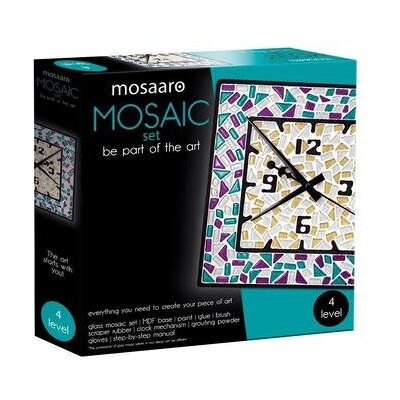 MOSAARO Zestaw kreatywny Mozaika - Kwadratowy zegar MOSAARO Zestaw kreatywny Mozaika - Kwadratowy zegar