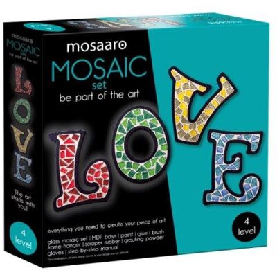 MOSAARO Zestaw kreatywny mozaika - Love MA4003 MOSAARO Zestaw kreatywny mozaika - Love MA4003