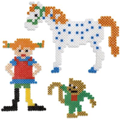 Inny producent Zestaw kreatywny Pippi Pończoszanka idealny dla dzieci 3+ koraliki i plansze do układania obrazków Inny producent Zestaw kreatywny Pippi Pończoszanka idealny dla dzieci 3+ koraliki i plansze do układania obrazków