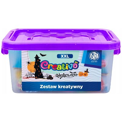 Zestaw kreatywny w plastikowym pudełku Astra Creativo XXXL 2000 elementów Hallowen Astra Zestaw kreatywny w plastikowym pudełku Astra Creativo XXXL 2000 elementów Hallowen Astra