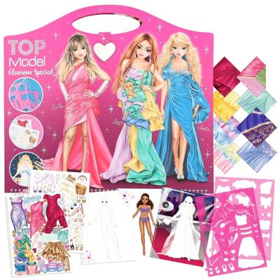 Depesche Zestaw Kreatywy Top Model Glamour Kolorowanka Z Naklejkami Depesche Zestaw Kreatywy Top Model Glamour Kolorowanka Z Naklejkami