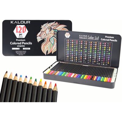 Lean Toys Zestaw kredek profesjonalnych Premium Soft Touch Expert okrągłe, 120 szt Lean Toys Zestaw kredek profesjonalnych Premium Soft Touch Expert okrągłe, 120 szt